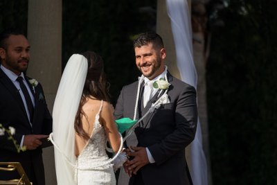 Grand Island Mansion Outdoor Ceremony