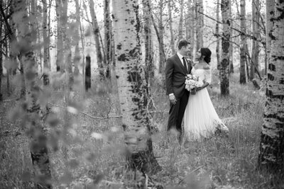 Lake Tahoe Aspen Tree Wedding