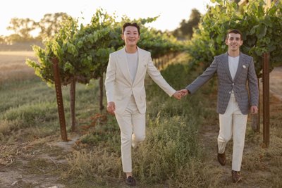 Scribner Bend Vineyards Wedding Sunset Photos