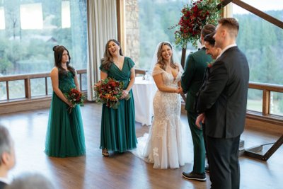 Winchester Estate Indoor Wedding Ceremony Photo