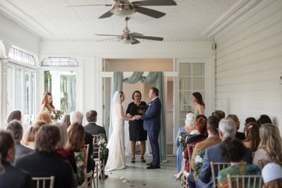 Sequoia Mansion Indoor Wedding Ceremony