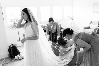 Villa Chanticleer Wedding Bride Getting Ready