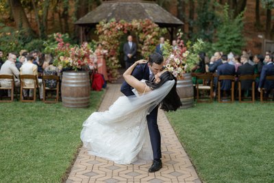 Villa Chanticleer Wedding Ceremony Photo 