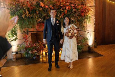 Villa Chanticleer Wedding Grand Entrance 