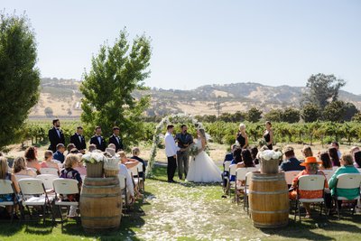 Suisun Valley Inn Overall Ceremony Photo