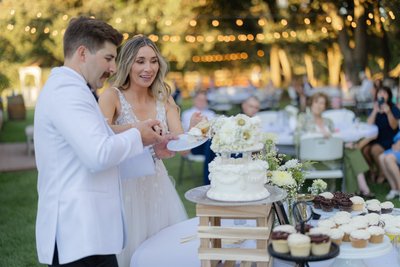 Suisun Valley Inn Wedding Cake Cutting