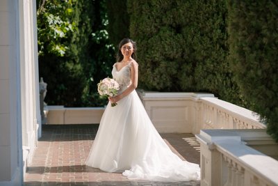 Grand Island Mansion Bride Portrait 