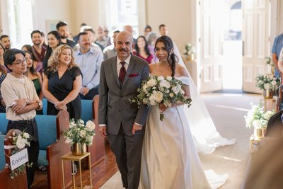 Old St. Mary’s Chapel Wedding Ceremony