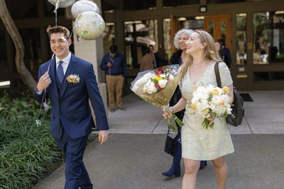 Candid Sacramento County Clerk Office Wedding Photos