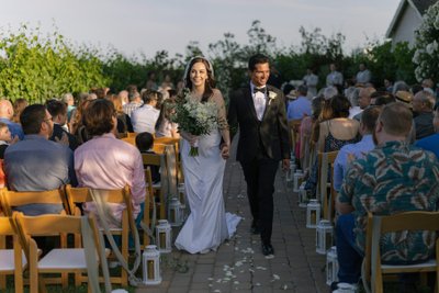 Scribner Bend Wedding Ceremony Picture 