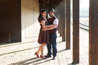 Old Sacramento Engagement Photography