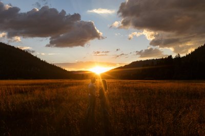 Hope Valley Sunset Engagement Session