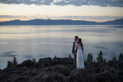 Lake Tahoe Engagement Photo