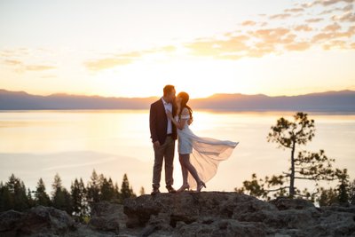 Lake Tahoe Engagement Photography 
