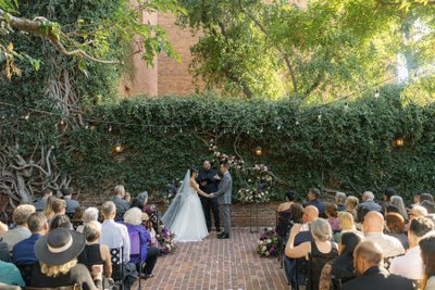 Firehouse Restaurant Wedding Ceremony 