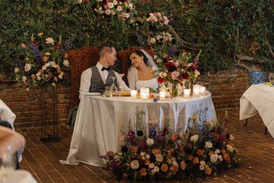 Firehouse Wedding Reception Candid Photo