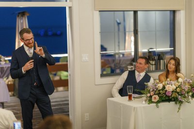 Mavericks House Wedding Toast