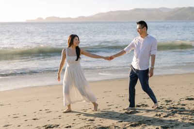 Baker Beach Engagement Photography