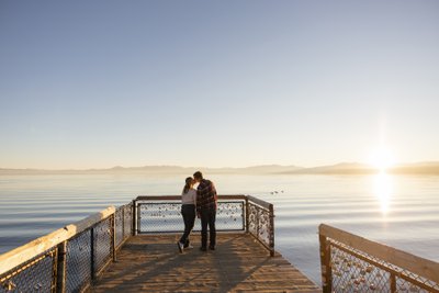 North Lake Tahoe Engagement Photos