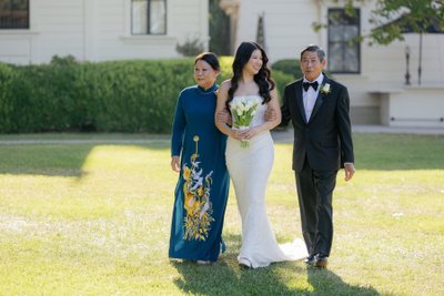 Park Winters ceremony processional