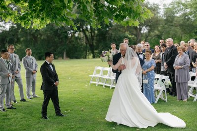 Haggin Oaks Golf Course Wedding Ceremony Pictures