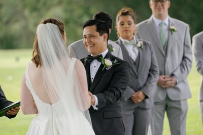 Pavilion at Haggin Oaks Ceremony Wedding Photo