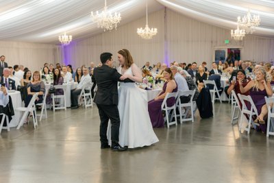 Pavilion at Haggin Oaks Wedding First Dance