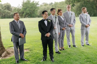 Pavilion at Haggin Oaks Wedding Ceremony Pictures