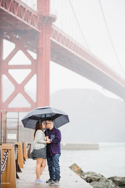 Fort Point Engagement Photographer