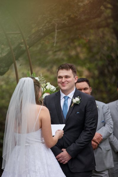 Gold Hill Gardens Wedding Ceremony Picture