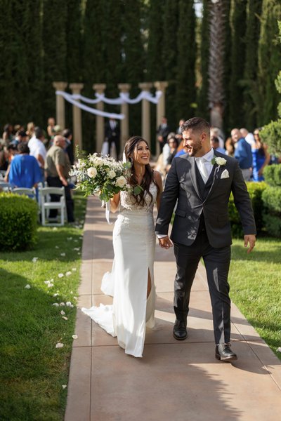 Grand Island Mansion Wedding Ceremony Recessional 