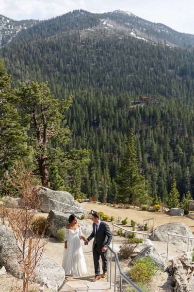 Tahoe Blue Estate Wedding Photograph