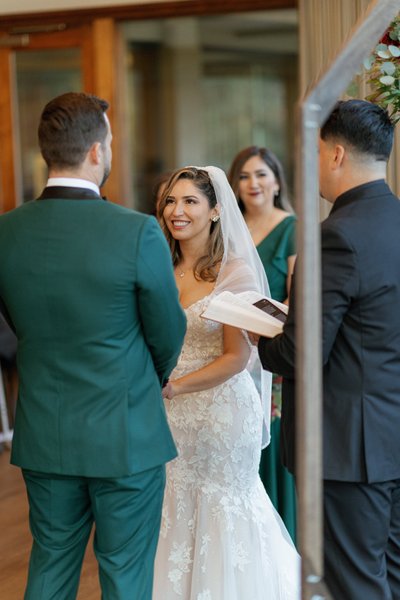 Winchester Estate Indoor Wedding Ceremony Picture 