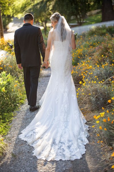 Sequoia Mansion Spring Wedding Portrait 