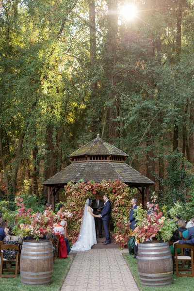 Villa Chanticleer Wedding Ceremony 