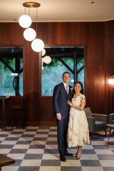 Villa Chanticleer Indoor Wedding Portrait 