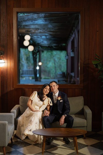 Villa Chanticleer Indoor Wedding Photo