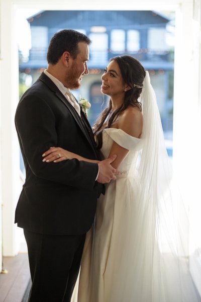 Old St. Mary’s Chapel Newlywed Portrait