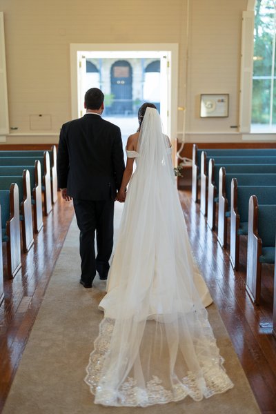 Old St. Mary’s Chapel Wedding Photograph
