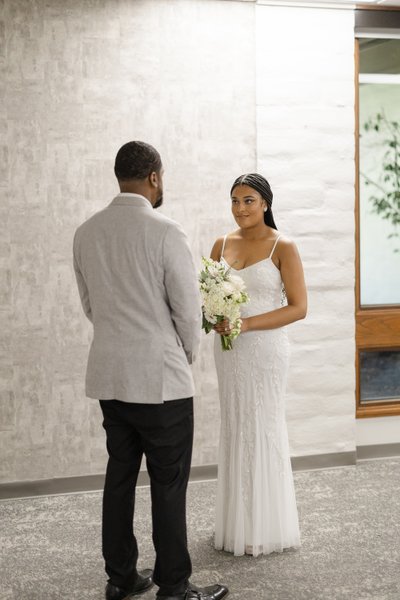 Sacramento County Clerk Office Wedding Ceremony Picture