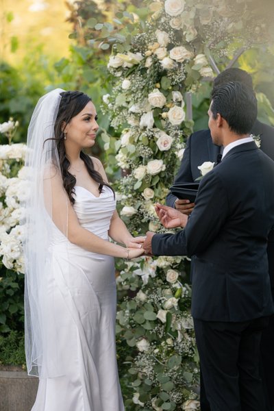 Scribner Bend Vineyards Wedding Ceremony Picture