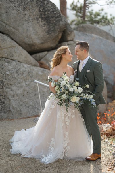 Tahoe Blue Estate Couple Portraits 