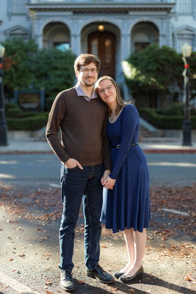 Crocker Art Museum Engagement Photographer