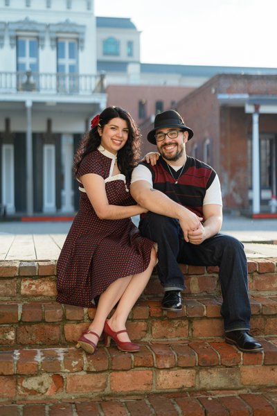 Old Sacramento Engagement Photos