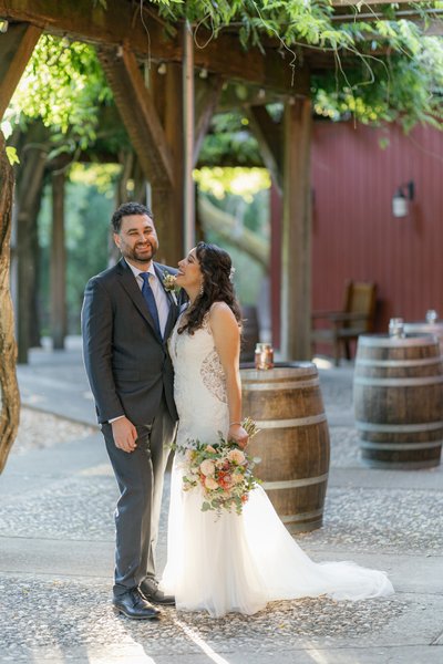 Villa Chanticleer Candid Wedding Portraits