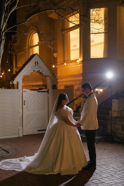 Sterling Hotel Winter Wedding Portraits