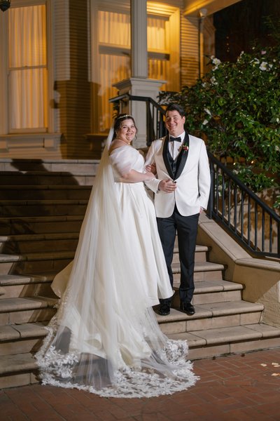Sterling Hotel Winter Wedding Portrait 