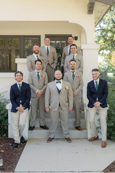 Hidden Grove Groomsmen Photos