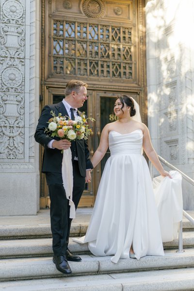 Tsakopoulos Library Galleria Wedding Photographer