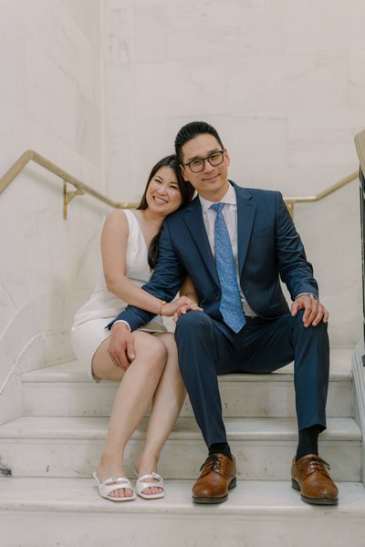 San Francisco City Hall Engagement Photoshoot